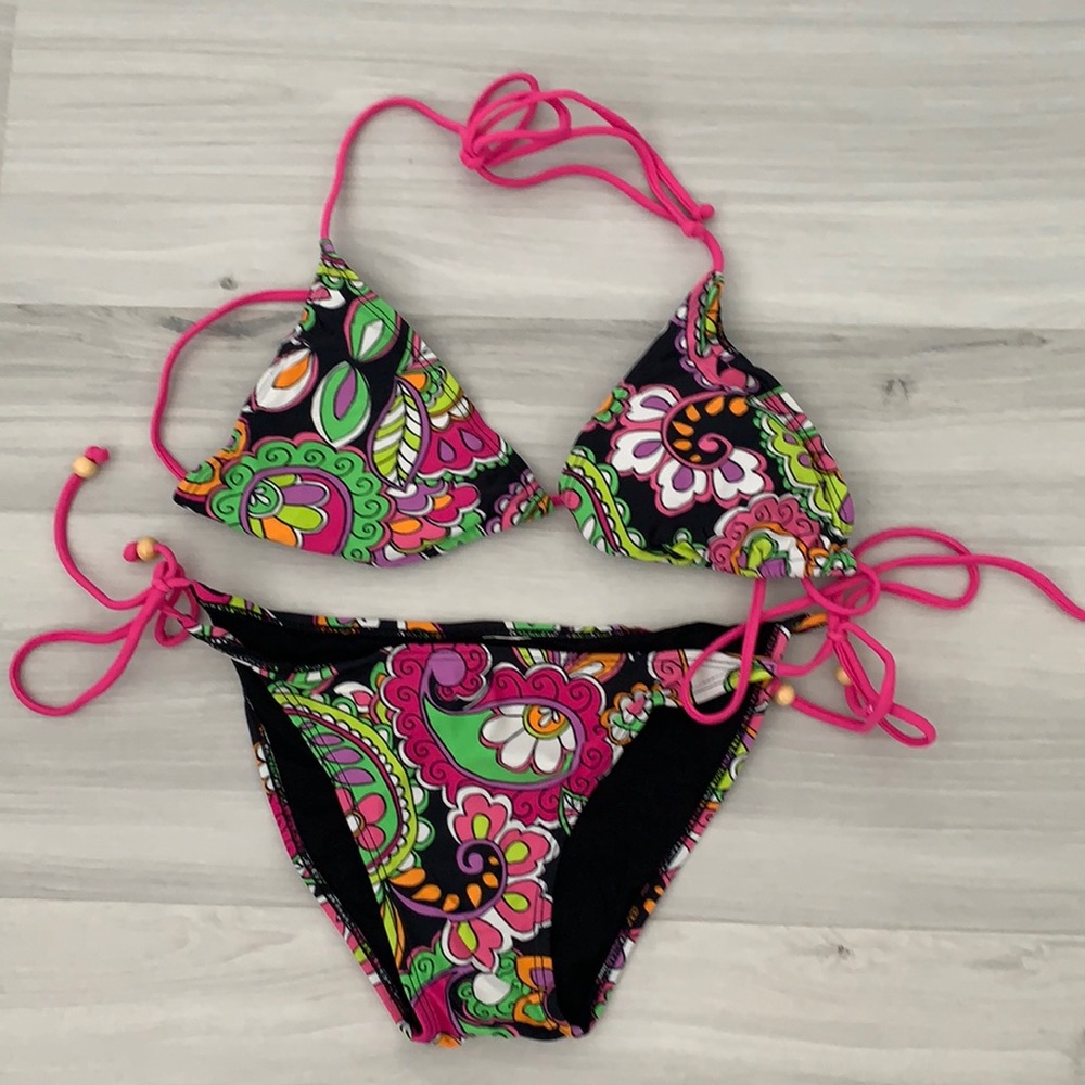 Two piece swimming suit